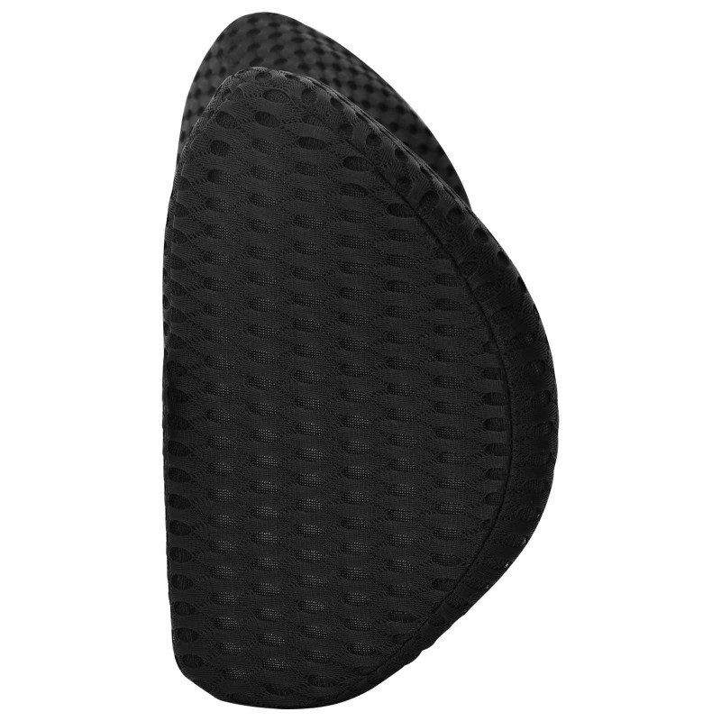 Poduszka na plecy Czarny 46 x 24 x 11 cm Pianka z pamięcią