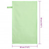 Ręczniki Sportowe 2 pcs Zielony 50 x 30 cm Poliester i poliamid