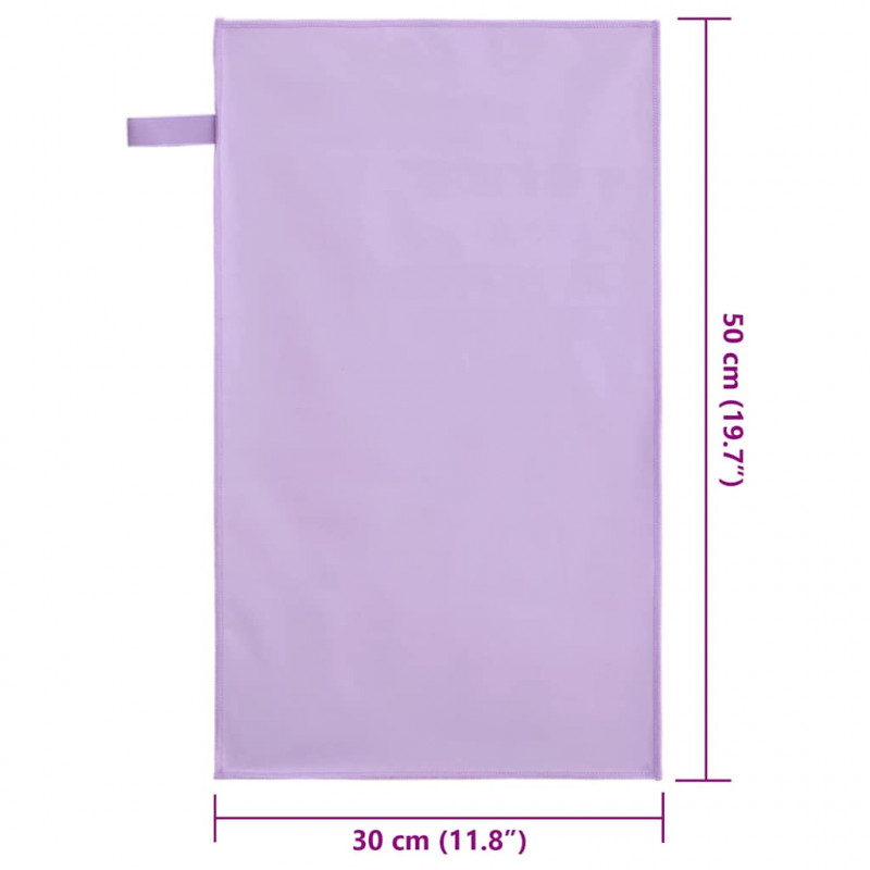 Ręczniki Sportowe 2 pcs Fioletowy 50 x 30 cm