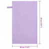 Ręczniki Sportowe 2 pcs Fioletowy 50 x 30 cm