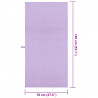 Ręczniki Sportowe 2 pcs Fioletowy 140 x 70 cm