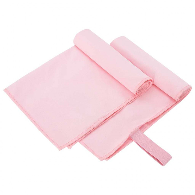 Ręczniki Sportowe 2 pcs Różowy 50 x 30 cm Poliester i poliamid