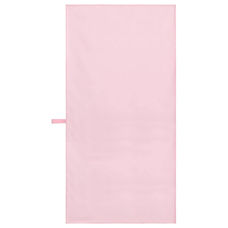 Ręczniki Sportowe 2 pcs Różowy 100 x 50 cm Poliester i poliamid