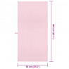 Ręczniki Sportowe 2 pcs Różowy 140 x 70 cm Poliester i poliamid