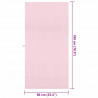 Ręczniki Sportowe 2 pcs Różowy 180 x 90 cm Poliester i poliamid