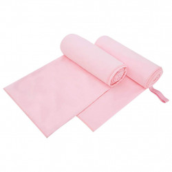 Ręczniki Sportowe 2 pcs Różowy 200 x 100 cm