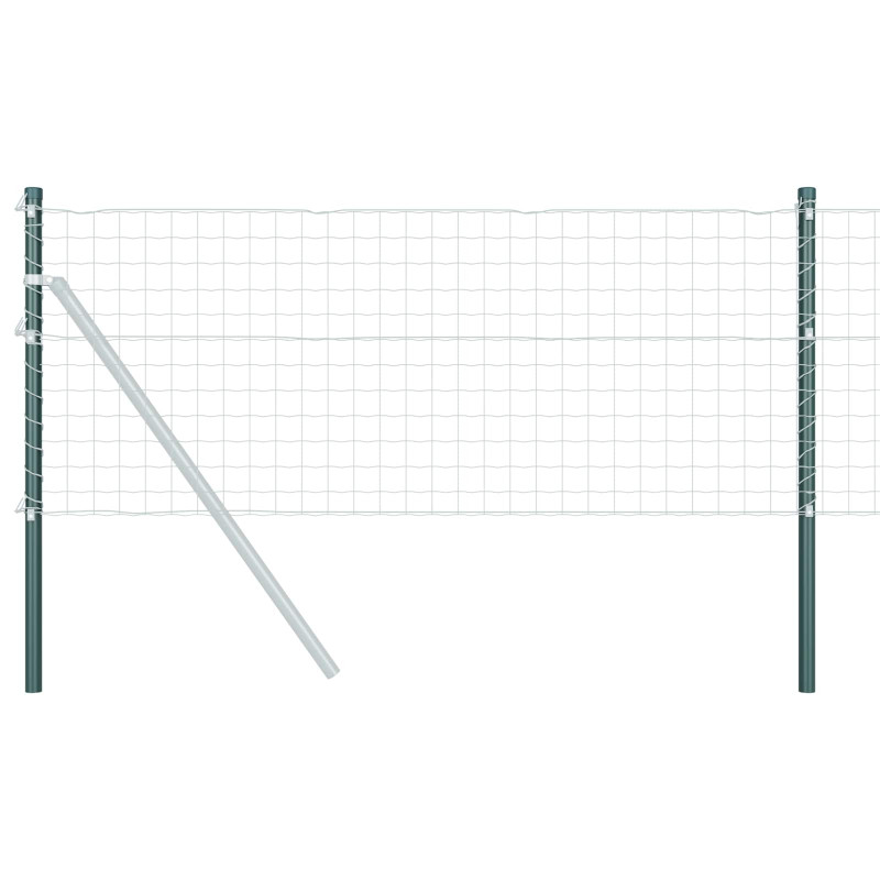 Słupek ogrodzeniowy. 12 pcs Zielony 80 cm