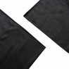 Ręczniki do Krzeseł na Zewnątrz 2 pcs Czarny 130 x 60 cm