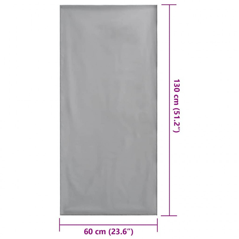 Ręczniki do Krzeseł na Zewnątrz 2 pcs ciemno szary 130 x 60 cm