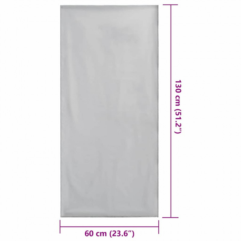 Ręczniki do Krzeseł na Zewnątrz 2 pcs Szary 130 x 60 cm