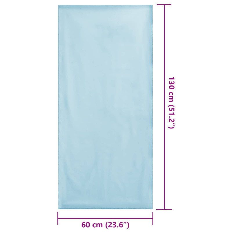 Ręczniki do Krzeseł na Zewnątrz 2 pcs Niebieski 130 x 60 cm
