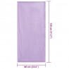Ręczniki do Krzeseł na Zewnątrz 2 pcs Fioletowy 130 x 60 cm