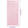 Ręczniki do Krzeseł na Zewnątrz 2 pcs Różowy 130 x 60 cm