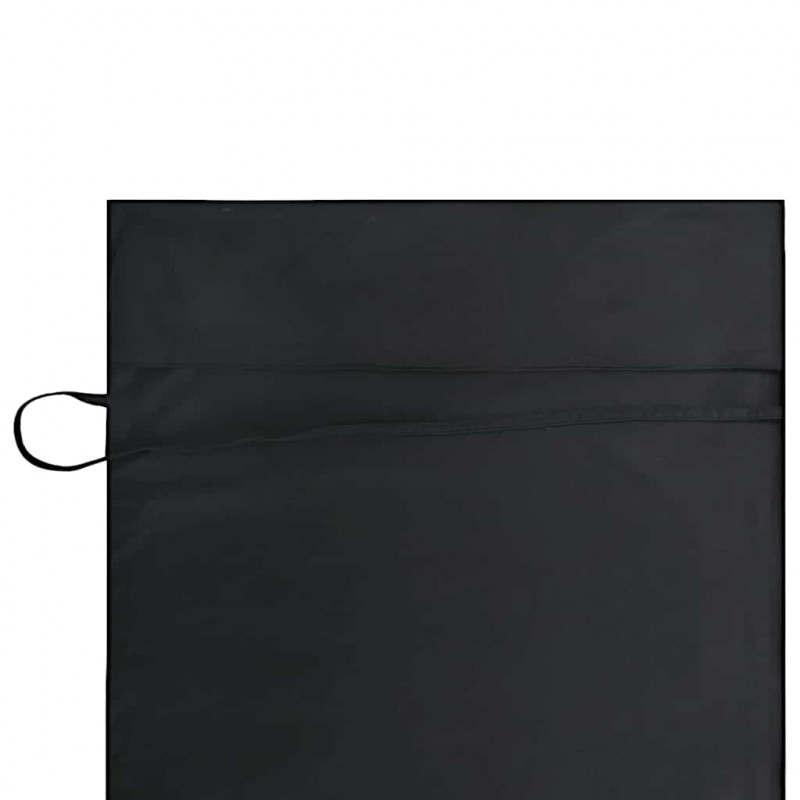 Ręczniki na leżak 2 pcs Czarny 210 x 75 cm Poliester i poliamid