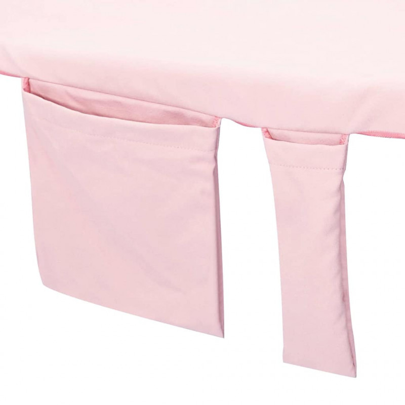 Ręczniki na leżak 2 pcs Różowy 210 x 75 cm Poliester i poliamid