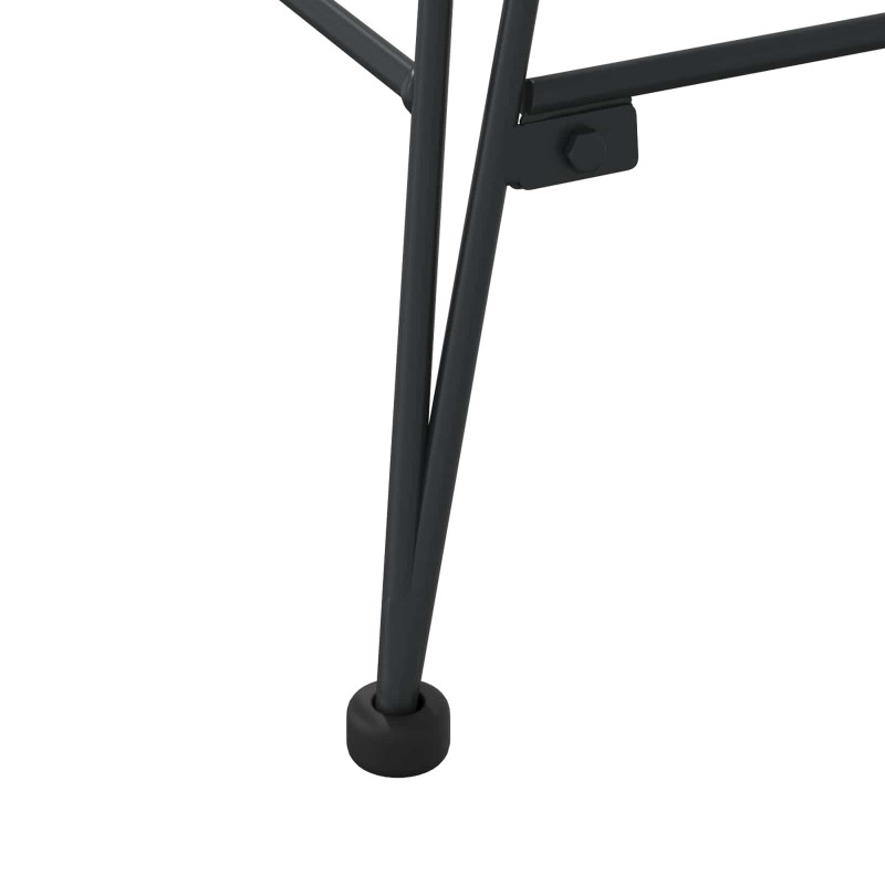 Krzesło barowe 2 pcs Naturalny 44,5 x 53 x 111 cm