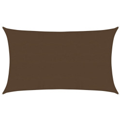 Żagiel przeciwsłoneczny, 160 g/m², brązowy, 5x8 m, HDPE