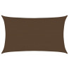 Żagiel przeciwsłoneczny, 160 g/m², brązowy, 5x8 m, HDPE