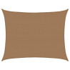 Żagiel przeciwsłoneczny, 160 g/m², taupe, 6x8 m, HDPE