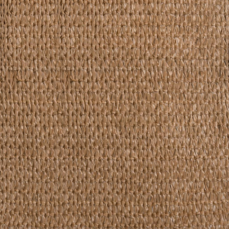 Żagiel przeciwsłoneczny, 160 g/m², taupe, 6x8 m, HDPE