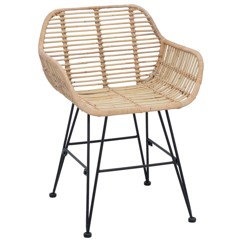 Krzesło jadalniane 2 pcs Naturalny 55 x 50 x 74 cm