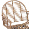 Krzesło jadalniane 2 pcs Naturalny 44 x 44 x 74 cm
