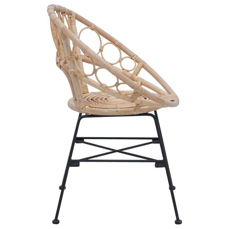 Krzesło jadalniane 2 pcs Naturalny 49 x 51 x 81 cm