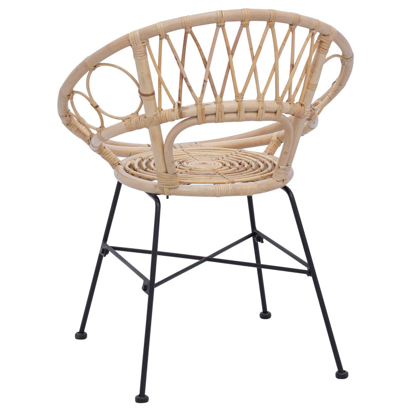 Krzesło jadalniane 2 pcs Naturalny 49 x 51 x 81 cm
