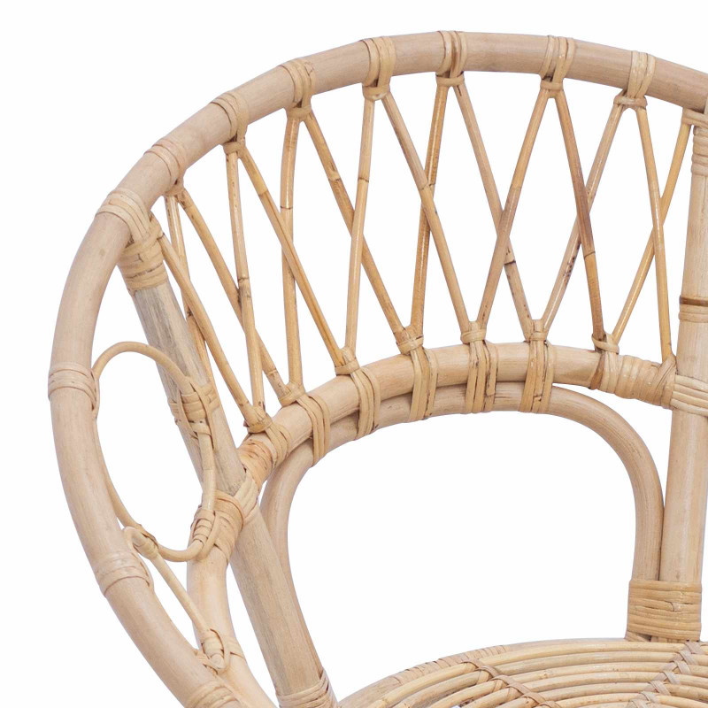 Krzesło jadalniane 2 pcs Naturalny 49 x 51 x 81 cm