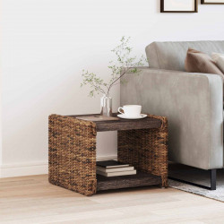Stolik kawowy Naturalny 45 x 45 x 45 cm Lite drewno mahoniowe