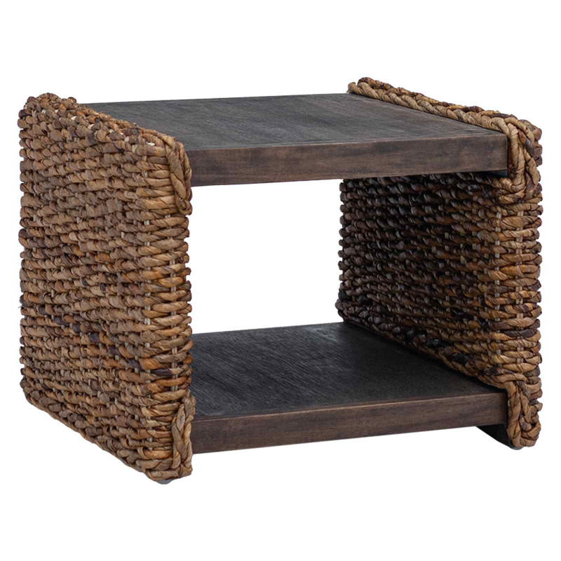 Stolik kawowy Naturalny 45 x 45 x 45 cm Lite drewno mahoniowe