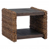 Stolik kawowy Naturalny 45 x 45 x 45 cm Lite drewno mahoniowe