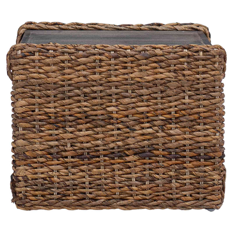 Stolik kawowy Naturalny 45 x 45 x 45 cm Lite drewno mahoniowe