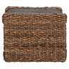 Stolik kawowy Naturalny 45 x 45 x 45 cm Lite drewno mahoniowe