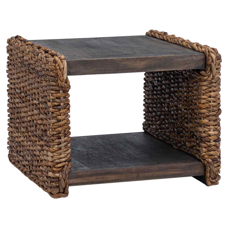 Stolik kawowy Naturalny 45 x 45 x 45 cm Lite drewno mahoniowe