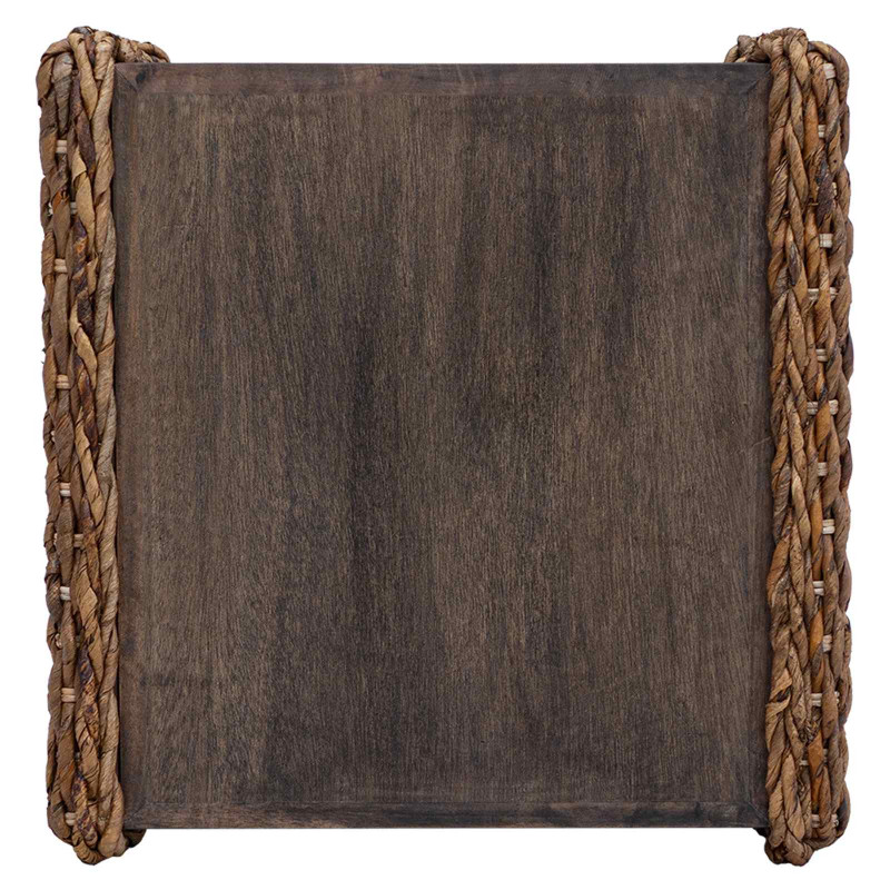Stolik kawowy Naturalny 45 x 45 x 45 cm Lite drewno mahoniowe