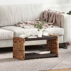 Stolik kawowy Naturalny 70 x 35 x 35 cm Lite drewno mahoniowe