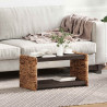 Stolik kawowy Naturalny 70 x 35 x 35 cm Lite drewno mahoniowe