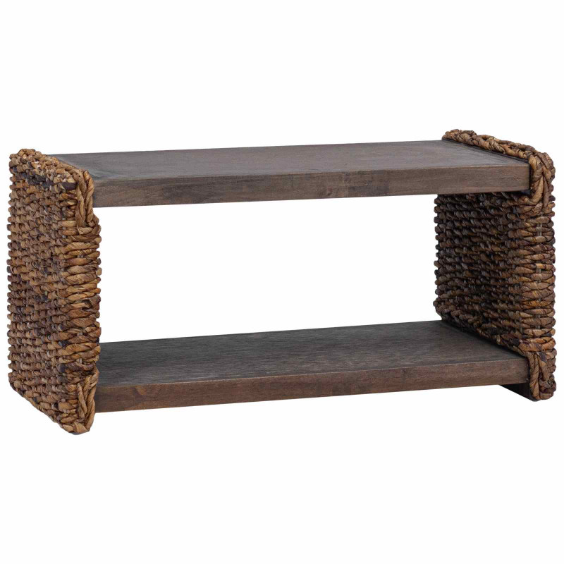 Stolik kawowy Naturalny 70 x 35 x 35 cm Lite drewno mahoniowe