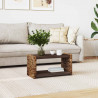 Stolik kawowy Naturalny 70 x 35 x 35 cm Lite drewno mahoniowe