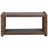 Stolik kawowy Naturalny 70 x 35 x 35 cm Lite drewno mahoniowe