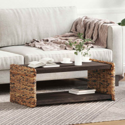 Stolik kawowy Naturalny 90 x 45 x 35 cm Lite drewno mahoniowe