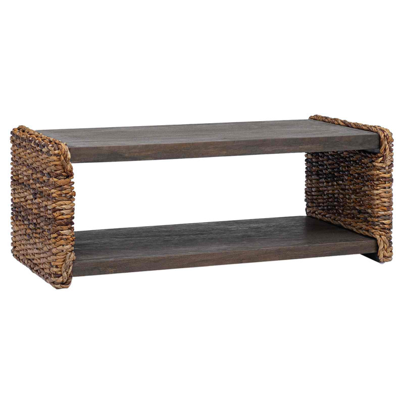 Stolik kawowy Naturalny 90 x 45 x 35 cm Lite drewno mahoniowe