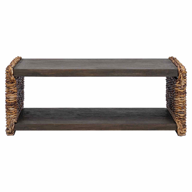 Stolik kawowy Naturalny 90 x 45 x 35 cm Lite drewno mahoniowe
