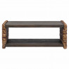 Stolik kawowy Naturalny 90 x 45 x 35 cm Lite drewno mahoniowe