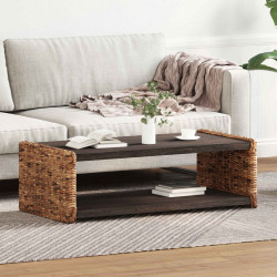 Stolik kawowy Naturalny 110 x 55 x 35 cm Lite drewno mahoniowe