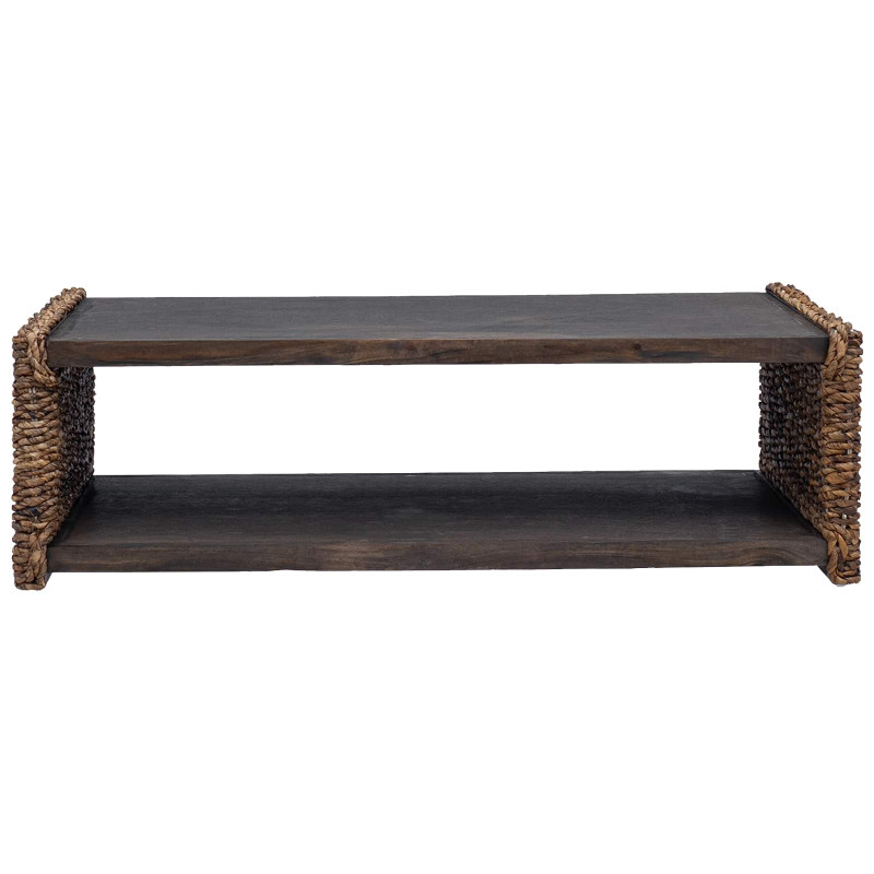 Stolik kawowy Naturalny 110 x 55 x 35 cm Lite drewno mahoniowe
