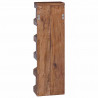 Regał na wino Naturalny 24 x 14 x 80 cm Lite drewno mahoniowe