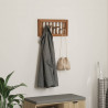 Hak na płaszcze Naturalny 50 x 10 x 25 cm Lite drewno mahoniowe