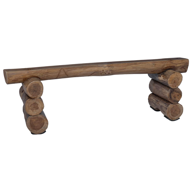 ławka Naturalny 110 x 30 x 34 cm Lite drewno teakowe